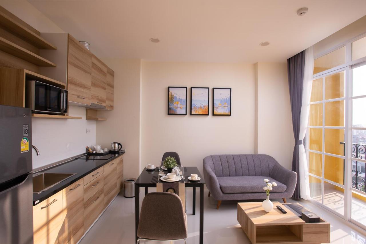 Tk View Hotel & Apartment Phnom Pen Exterior foto